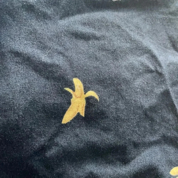 Visive Novelty bananas Print Short Sleeve Button Down, navy blue. Men’s 2 XL - Picture 10 of 10